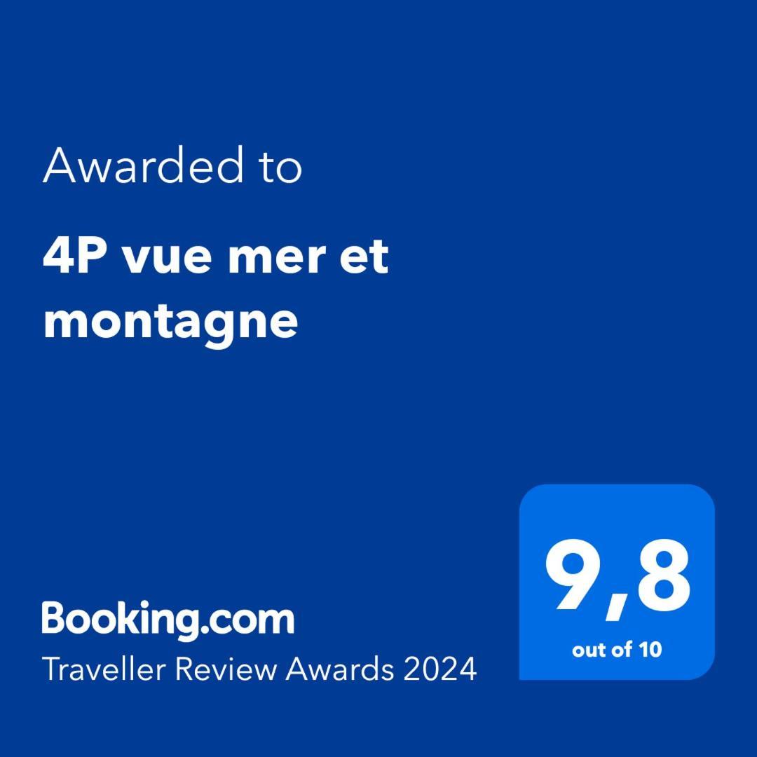4P Vue Mer Et Montagne Menton Exterior photo